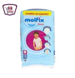 العناية بالطفل مولفيكس بانتس مقاس 4 حفاضة58