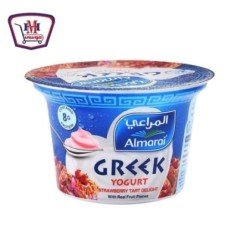 ألبان وأجبان المراعى يونانى تارت فراولة170جم